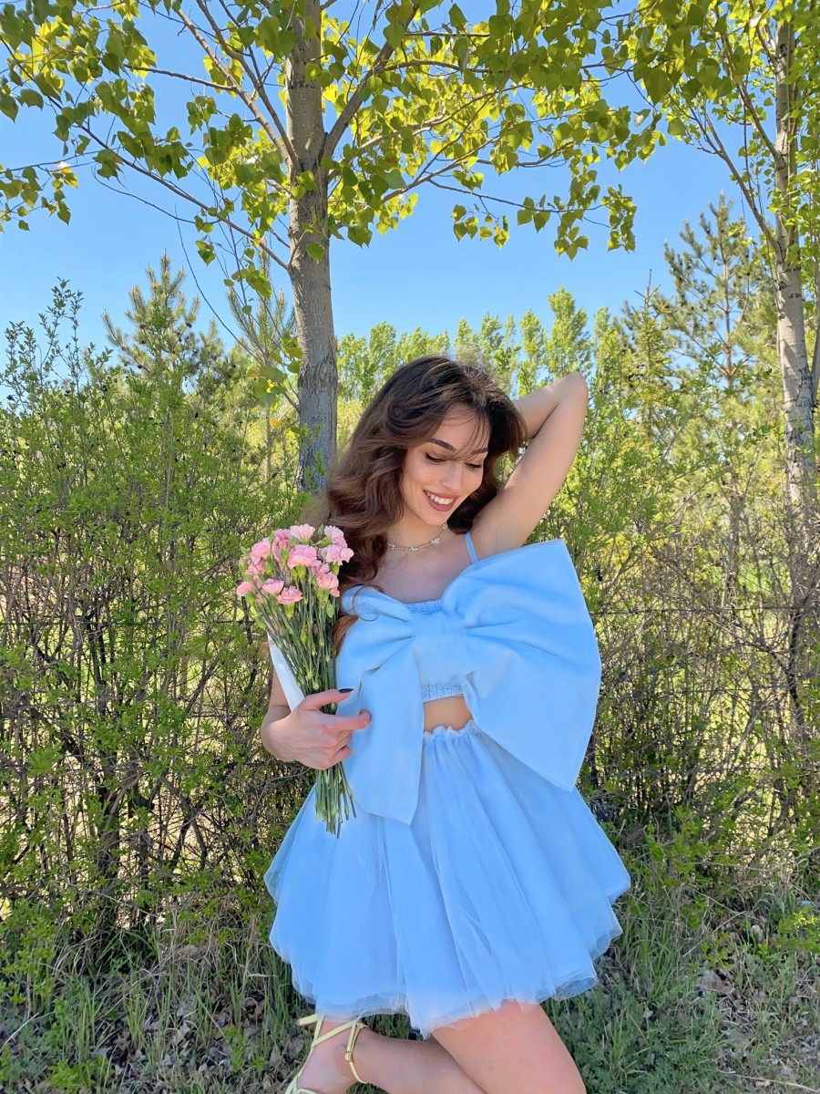 Dreamy Bow Takım | Mavi